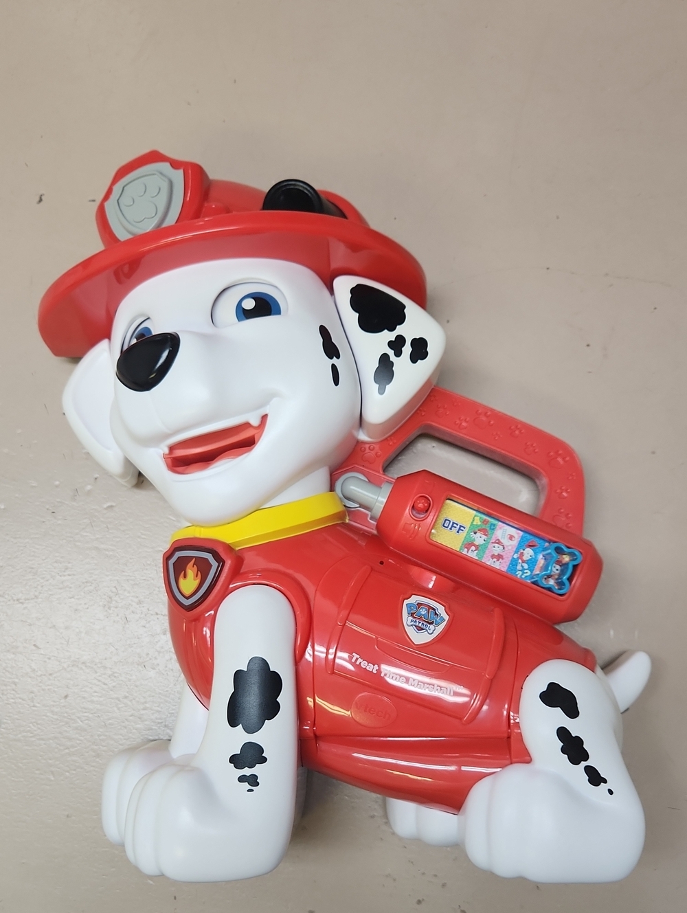 Paw Patrol Marshall Fire Pup Toy in Red and White